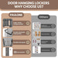 35 Pocket Over the Door Shoe Organizer,Reusable Breathable Large Mesh Bag Men's & Women's Sneaker Organizer,Shoe Organizer for Kids,Hanging Shoe Storage Hanging Bag (2PCS-Gray)