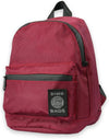 DIME BAGS Odor Sealing Locking Backpack, Carbon Lining for Smell & Spill Protection, 3-Digit Combo Lock, Durable Water-Resistant Exterior, Compact Travel Bag, Changeable Patch, Mini Molly (Oxblood)