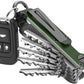 Key Organizer for Men/Women Compact Key Holder Minimalist Key Case Metal Key Chain Key Holder for Keychain Secures 2-6 Keys