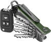 Key Organizer for Men/Women Compact Key Holder Minimalist Key Case Metal Key Chain Key Holder for Keychain Secures 2-6 Keys
