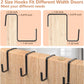 FENTEC 2 Pack Large Over The Door Shoe Organizer, 24 Pockets Mesh Hanging Shoe Organizers, Over Door Organizer, Black