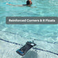AquaVault 100% Waterproof Floating Smart Phone Case & Money Pouch - Fits All Phones - Made from Premium Heavy Duty PVC for Added Drop Protection - Includes Adjustable Neck Strap. White