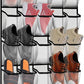 35 Pocket Over the Door Shoe Organizer,Reusable Breathable Large Mesh Bag Men's & Women's Sneaker Organizer,Shoe Organizer for Kids,Hanging Shoe Storage Hanging Bag (White)