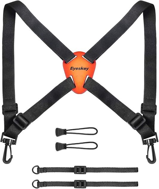 Eyeskey Universal Binoculars Harness Strap - Quick Release, One Size Fits All, Perfect Partner for Binoculars, Cameras and Rangefinders