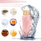Collapsible Water Bottles,650ml,Leak Proof,Reuseable BPA Free Silicone Foldable Water Bottles,Durable Lightweight for Travel Gym Camping Hiking,Compact Size Portable Sports Water Bottle (Pink)