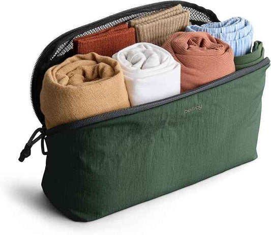 Bellroy Packing Cube 4L (Organizer Packing Pouch with Internal Zip Pocket and Durable, Lightweight Design) - Spruce