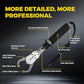 Fish Gripper with Scale, 23.8" Corrosion-Resistant Stainless Steel Fish Lip Gripper, 4.2mm Wide Opening, 40LB Load Capacity & Non-Slip 360° EVA Swivel Handle, Fish Grabber Tool for Saltwater