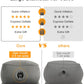 Sunany Inflatable Foot Rest Pillow for Airplane Travel-Adjustable Height Cushions for Kids to Sleep While Traveling, Adults, Suitable for Office, Home and Any Travel（Dark Grey）
