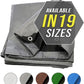 Large Waterproof Tarp - Heavy Duty 10 Mil Thick Poly Tarpaulin Ideal for Canopy Tents, Boats, RV or Pool Covers - Multipurpose Protective Tarps with Grommets for Indoor and Outdoor Use | 50' x 100'