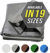 Large Waterproof Tarp - Heavy Duty 20 Mil Thick Poly Tarpaulin Ideal for Canopy Tents, Boats, RV or Pool Covers - Multipurpose Protective Tarps with Grommets for Indoor and Outdoor Use | 40' x 60'