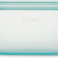 Zip Top Reusable Food Storage Bags | Medium Dish [Teal] | Silicone Meal Prep Container | Microwave, Dishwasher and Freezer Safe | Made in the USA