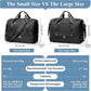 Travel Duffel Bag for Women, Carry-on Overnight Weekender Bags with Wet Pocket & Toiletry Bag, For Spirit Airlines 18x14x8 Personal Item Bag,Small,Black