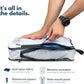 Large Compression Packing Cubes for Travel-Packing Cube Luggage Organizers 4 Piece Set for Checked Luggage-Ultralight, Expandable/Compression Bags by TRIPPED Travel Gear (White 4 Piece) - Roamly