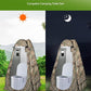 Portable Toilet Kit, Camping Toilet with Pop-Up Privacy Tent and Poo Gel Toilet Bags, Washable Portable Outdoor Showers Changing Rooms
