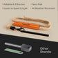 Fire Starter Survival Tool - All-in-One Flint and Steel Fire Starter Kit - Ferro Rod Fire Starter with 36" Waterproof Tinder Wick Rope and Steel Fire Striker - Patented Firestarter | Prepared4X