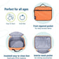 Wildkin Kids Insulated Lunch Box – Durable and Reusable for School & Travel - Bengal Orange