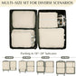 Gonex Compression Packing Cubes, 3pcs/4pcs Expandable Storage Travel Luggage Bags Organizers