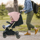 Lightweight Baby Stroller,Ultra Compact & Airplane-Friendly Travel Stroller, One-Handed Folding for Toddler, Only 13lbs,with Sleep Shade, Oversize Basket (Gray)
