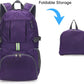Yaopeing Lightweight Backpack,25L Foldable Hiking Packable,Water Resistant Travel Outdoor Shoulder Bag for Woman Men,Purple - Roamly