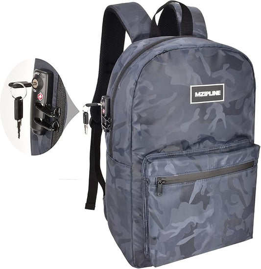 Backpack Bag With TSA Lock & Key-Smell Proof Daypack bag for Men & Women Travel