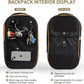 THKFISH IPX8 Waterproof Fishing Backpack with Rod Holder, Lightweight Fishing Sling Bag, Move Freely Fish Gifts for Men