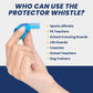 The Protector Whistle P51 - Coach Whistle - Official Whistle for Sports, Removable Cushioned Mouth Grip, Loud Safety Whistle for Adults with Breakaway Lanyard - Emergency Whistle Teacher Lifeguard