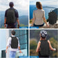 ZOMFELT Hiking Backpack for Women Men, 25L Lightweight Packable Backpacks for Trip, Water Resistant Small Travel Backpack, Foldable daypack for Hiking, Walking, Cycling, Camping, Black - Roamly