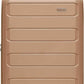 Traveler's Choice Pagosa Hardshell Expandable Luggage with Spinner Wheels, Latte Beige, 26-Inch Medium