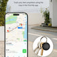 Tracker Tags, Item Finder Work with Apple Find My (iOS Only), Tracking Device Locator Smart Tag for Luggage, Keys, Wallet, Bike, Pets, Bags (Black, 1 Pack)