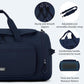 Large Travel Duffle Gym Bag with Shoe Compartment, Underseat Carry On Luggage Overnight Weekender Personal Item Workout Bags for Women Men (Navy Blue) - Roamly