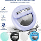 Compatible for Air Tags-4 Pack Apple Kids Hidden,for Kid, Elderly, Luggage, Clothing (Black Sky Blue White Mint Green)