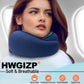 Travel Pillow | High-Density Memory Foam Pillow with 360° Surround Support. Ergonomically Designed. Ideal for Airplane Travel and Home Use.