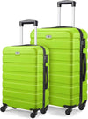 Suitour 2 piece luggage sets Hard Shell Luggage Set with Spinner Wheels, TSA Lock, 20 24 inch Travel Suitcase Sets