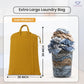 LFH Home Cotton Canvas Large Laundry Bag with Handle, Heavy Duty Drawstring Closure Washable Laundry Bags, School Travel, Home, Hotel, College Dorm, Organizer Sack, Toys Clothes 28x36-Yellow