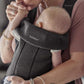 BabyBjörn Baby Carrier Mini, Charcoal Gray, 3D Jersey | Infant Carrier (7-25 lbs), Ergonomic, Easy-to-Use