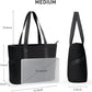 Tote Bag for Women with Zipper, Travel Tote Bags with Compartments Large Shoulder Bag Handbag for Gym Work School