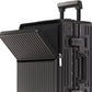 Zipperless Luggage, Polycarbonate Aluminum Hard Shell, Expandable Carry-On Suitcase with Spinner Wheels, Hard Shell Suitcase, 24 Inch Cabin - Roamly