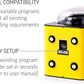 Watch Winder for Automatic Watch with Vertical Rotor Stop (with AC Adapter)