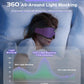 LC-dolida Sleep Headphones, Sleep Mask Bluetooth Wireless Music Eye Mask, Sleeping Headphones for Side Sleepers Sleep Mask with Bluetooth Headphones Ultra-Thin Stereo Speakers Perfect for Sleeping