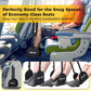 1 Pack - Foot Hammock for Plane Travel, Portable Airplane Foot Hammock with Memory Foam and Hardboard, Airplane Travel Essentials