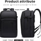 Travel Backpack for Men, 17.3 Inches Business Laptop Backpack Water-Resistant Carry on Airline Approved 18x14x8 Luggage Backpack with USB Charger Port