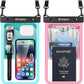 [Up to 10"] Large Waterproof Phone Pouch Bag - 2 Pack Waterproof Phone Case for iPhone 16 15 14 Pro Max Galaxy S25 S24 Ultra, IPX8 Cellphone Water Protector Pouch Beach Essentials Travel Must Haves
