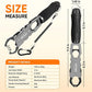 11.5" Fish Lip Gripper with Scale, Max 40lbs Scale, 360° Swivel Non-Slip Handle, Fish Grabber Control Tool for Safe, Hook Removal, Easy Catch & Release, Fishing Gifts for Men Women