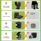 Portable Toilet Kit, Camping Toilet with Pop-Up Privacy Tent and Poo Gel Toilet Bags, Washable Portable Outdoor Showers Changing Rooms