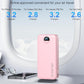 Portable Charger with Wall Plug, 20000mAh USB C Power Bank Fast Charging, External Battery Pack with Built in Cables, Digital Display, 5 Output 2 Input for iPhone Android Cell Phone Tablet