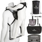 Piggyback SCOUT Toddler Carrier Backpack Deluxe - 6 Piece Set: Hip Belt, Carry Bag, Side Pocket, Mud Flap, Water Bottle & Selfie Stick Holders - For Ages 2-4 (Under 50 lbs) - Hiking & Travel