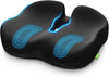 AUVON Ergonomic Donut Pillow Seat Cushion for Hemorrhoid & Tailbone Pain Relief, Thick Memory Foam Chair Cushions with Firm Support for Coccyx, Sciatica, Pressure Sores, Pregnancy, Postpartum Recovery