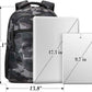 BIKROD Travel Laptop Backpack for Men, Backpacks for School Teen Boys, Business Anti Theft Slim Sturdy Back Pack, Adult Computer Bag Gift 17.3 IN Laptop, Camouflage