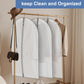 Vacuum Storage Bags, Compression Space Saver Vacuum Seal Bags for Clothing Travel Luggage Comforters Blankets Pillows Bedding (Clear, 6 Pack)