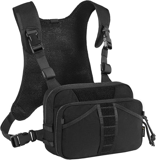 Fishing Chest Pack, Fly Fishing Bag for Men and Women, Tackle and Fly Boxes Storage Pack, Hunting Binocular Pack